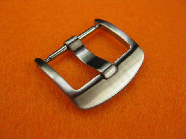18mm Heavy Duty Swiss 316L Stainless Watch Tang Buckle Brush Finish 18 mm