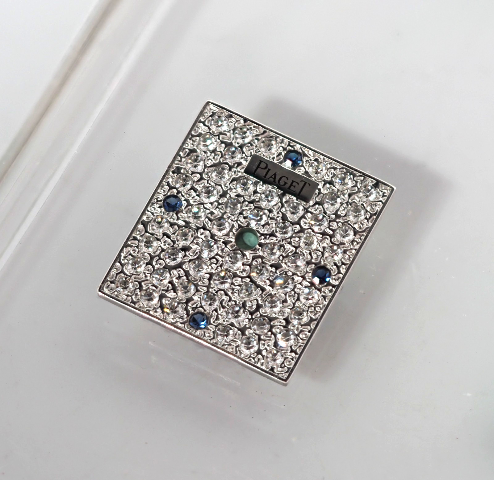 Piaget 18k Gold Diamond & Sapphire Set Dial with Hand Set 12.45×11.45mm Cal. 601