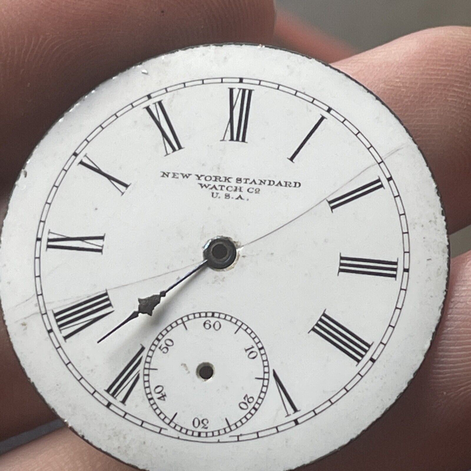 VTG New York Standard Watch Co. Watch Face