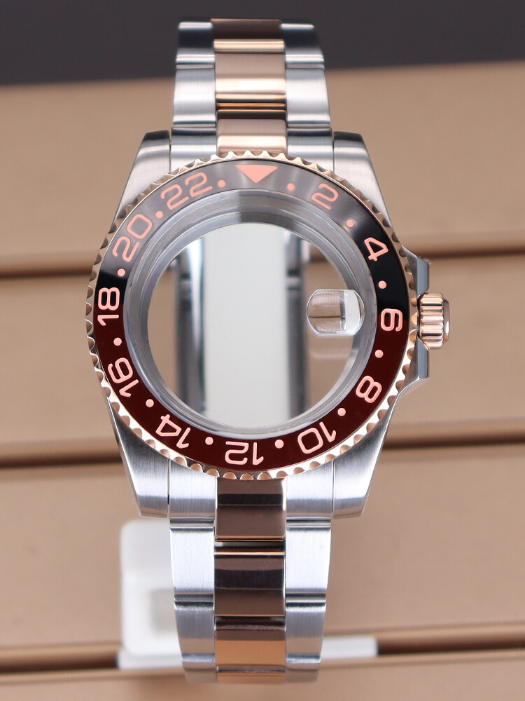 40mm Watch Case Strap Sapphire Glass For Nh35 Nh36 Eta 2824 Miyota 8215 Movement