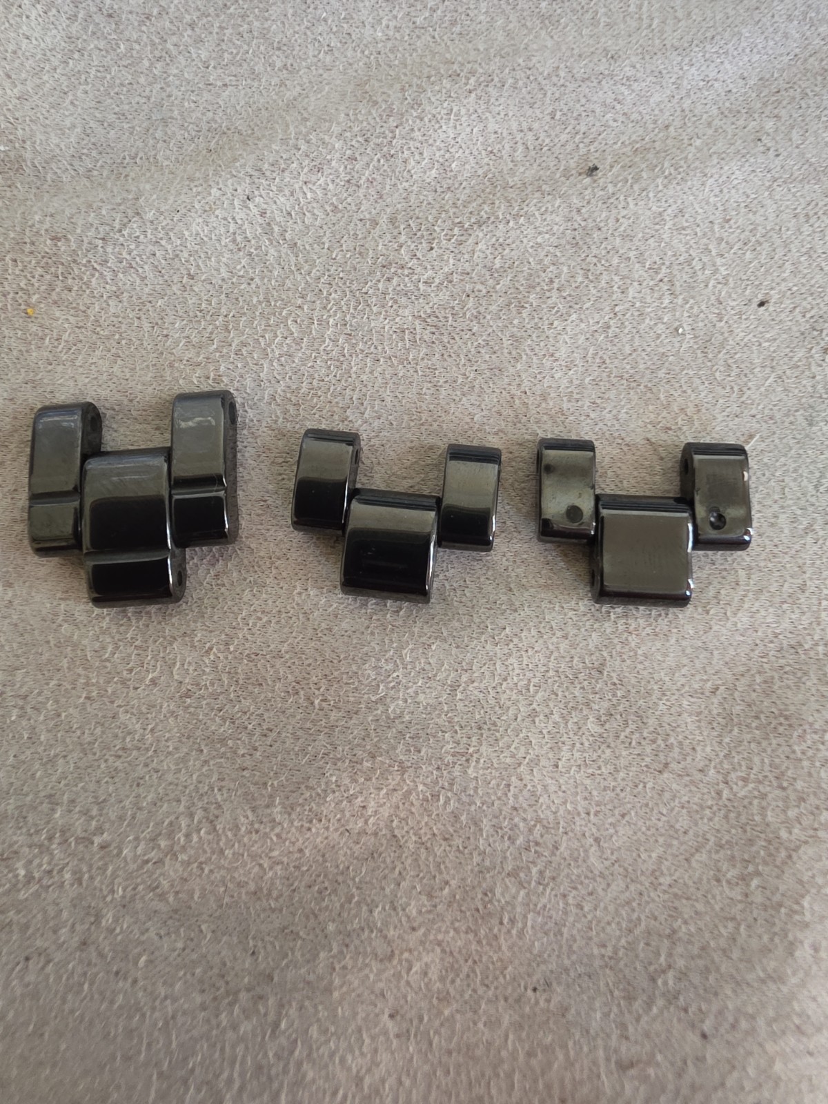 Chanel J12 BLACK Ceramic WATCH Link 17mm X 4MM THICK WITH PIN