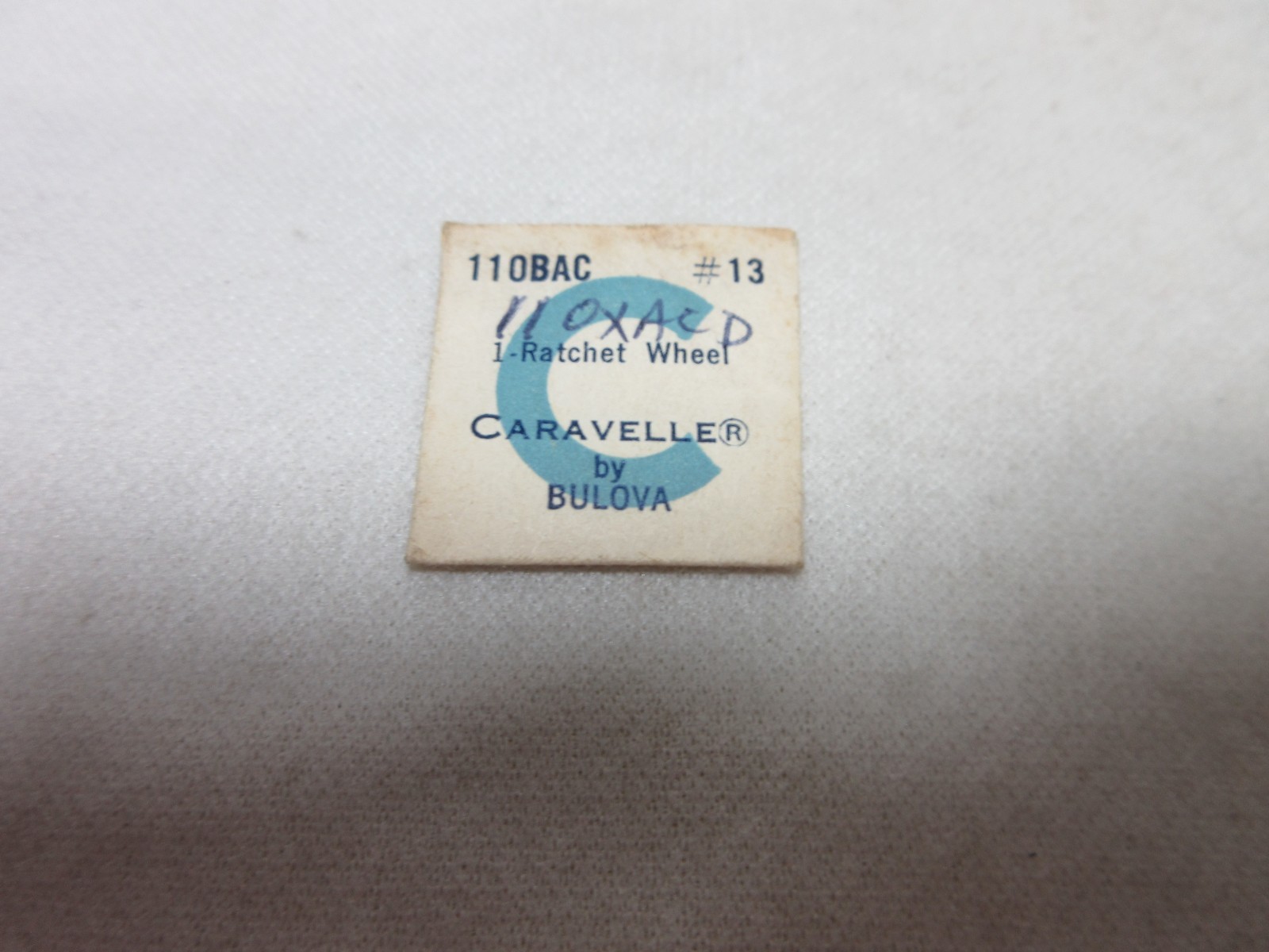 BULOVA CARAVELLE RATCHET WHEEL 11OBAC #13 WATCHMAKER REPLACEMENT PART #348