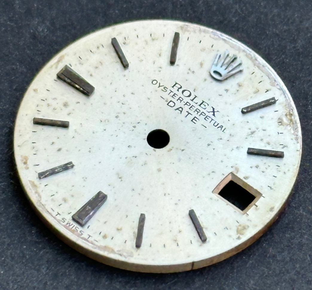 Vintage Rolex Oyster Perpertual Date Watch Dial For 26mm Case 6517 6519 6917