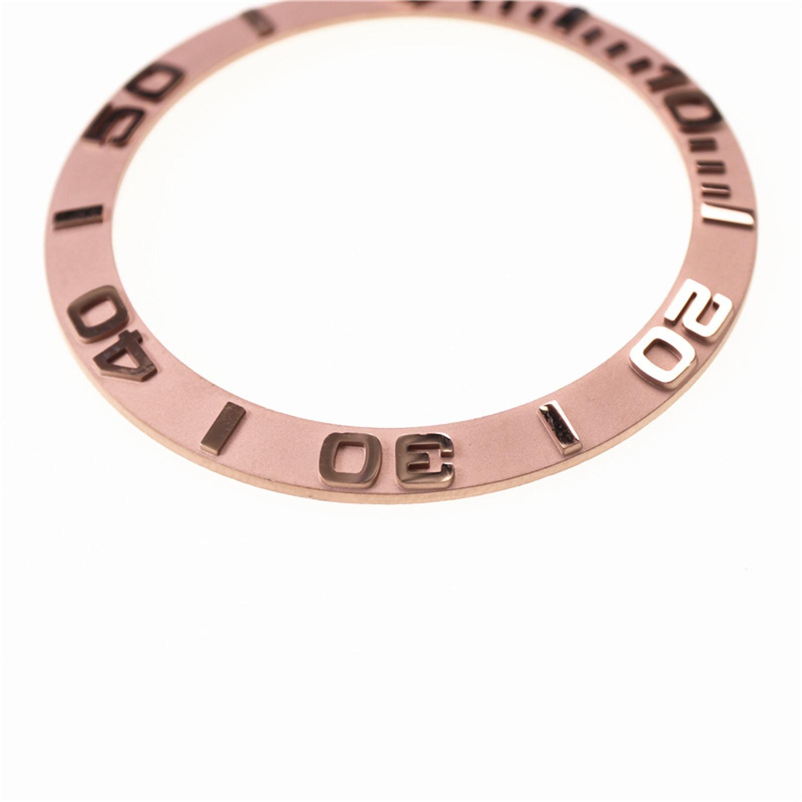 38mm Ceramic Bezel Inserts Yacht Master Style 1.74mm Thickness For SKX007 SKX009