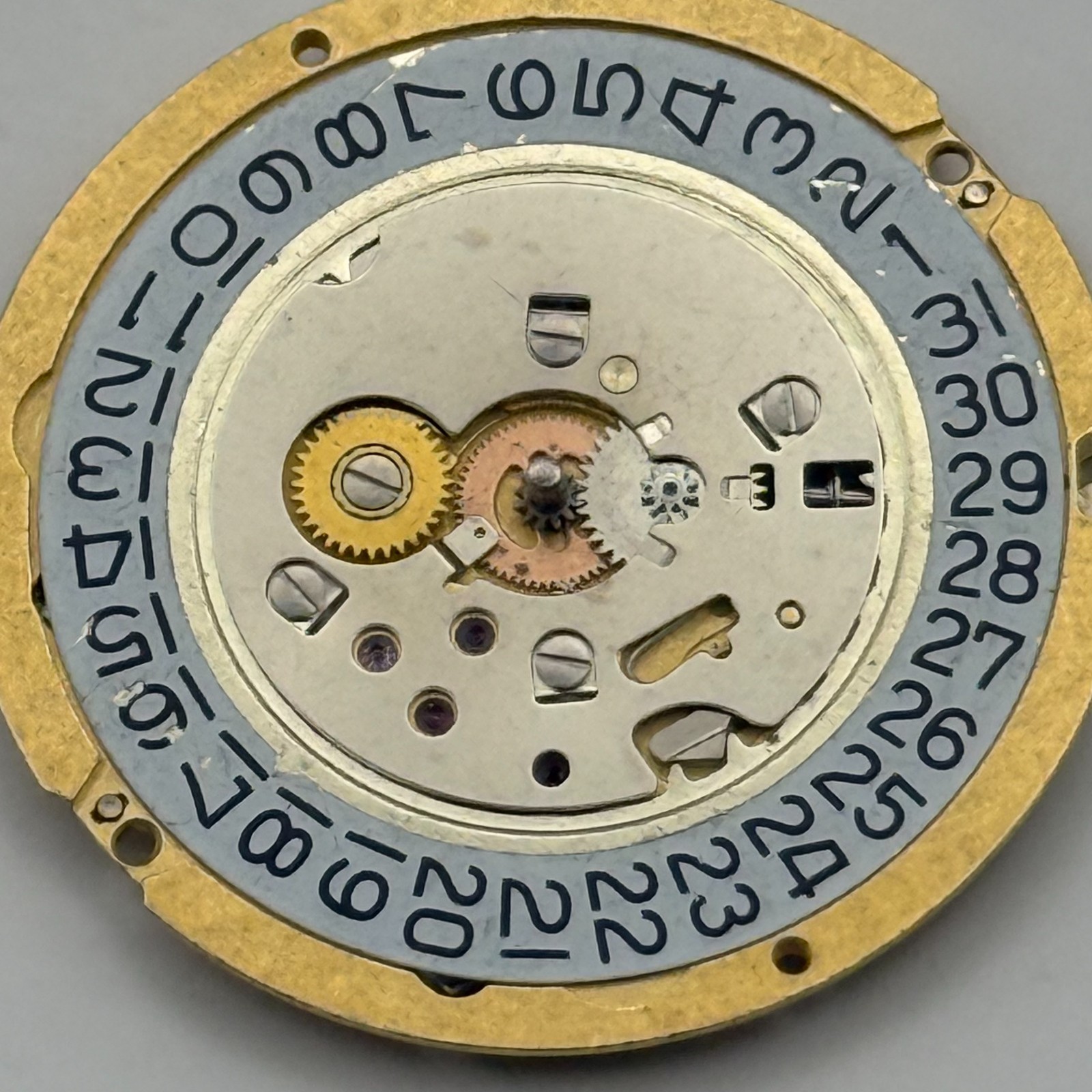 Ronda 1006 Watch Movement Quartz Swiss Date 8 Jewels Vintage Parts Repair 23.8mm