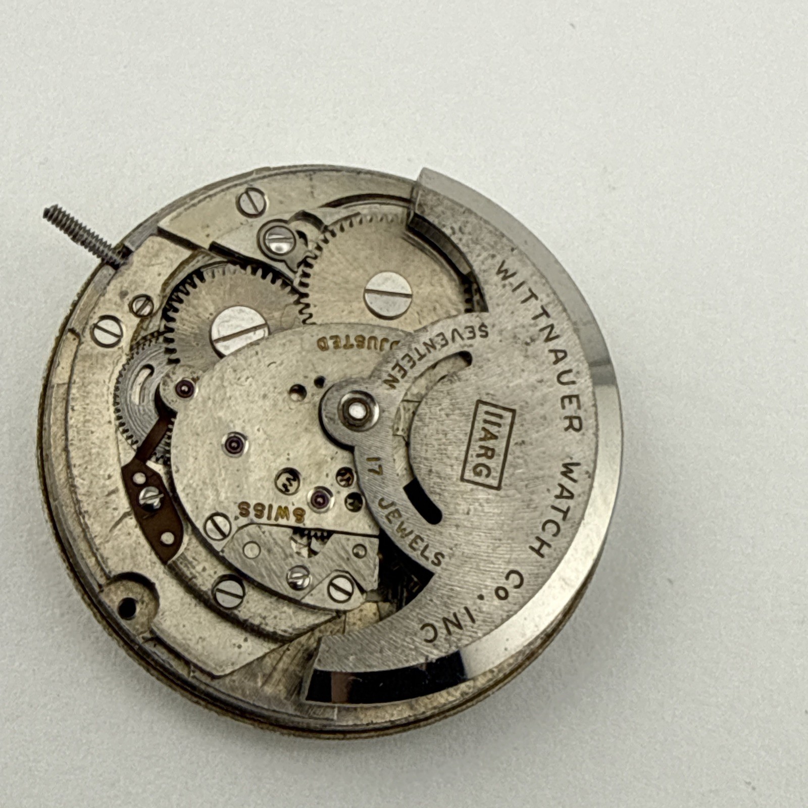 WITTNAUER AUTOMATIC CAL. 1384N 11ARG SWISS WRIST WATCH – GOOD BALANCE WHEEL