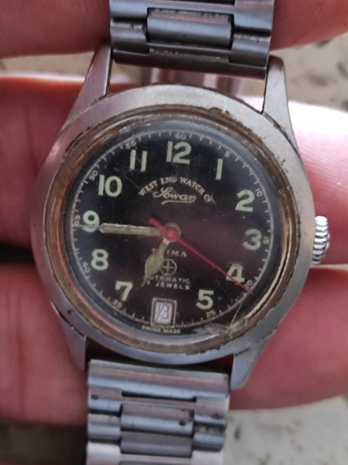 Vintage West End Watch Automatic Cal eta 2846 -35mm working All Original
