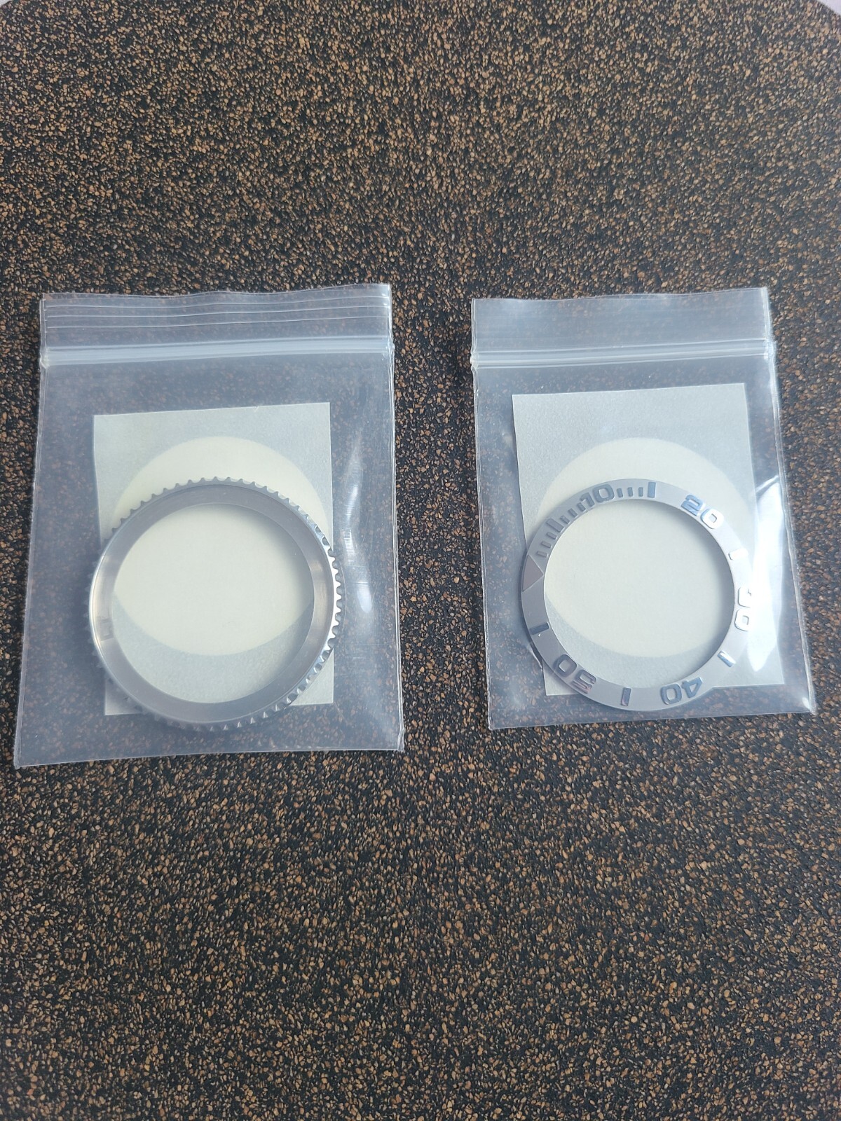 Crystaltimes Bezel Insert Sub Polished + YM Bezel Insert Combo For SKX007/SRPD