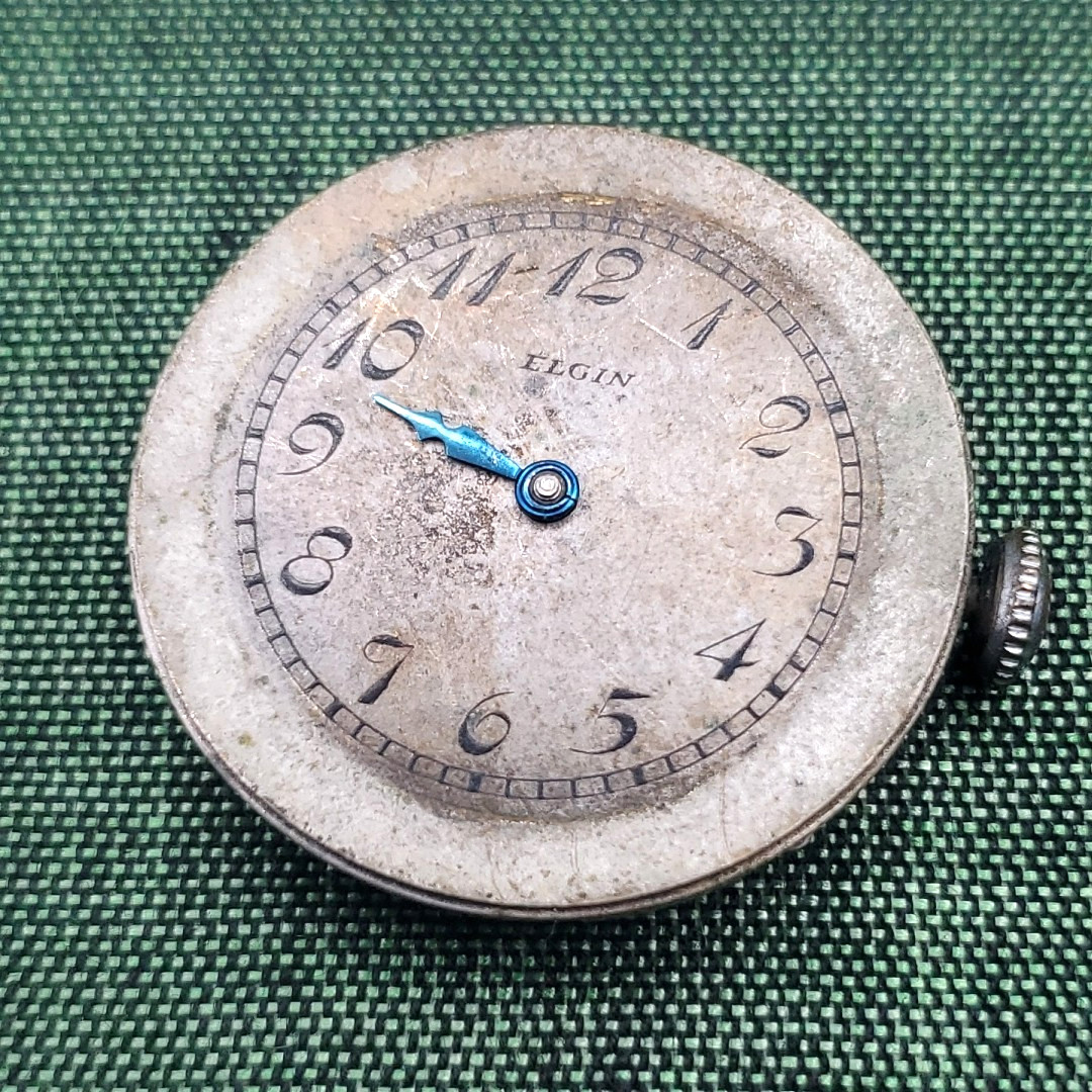 Vintage Elgin 15 Jewels Mechanical Wrist Watch Movement Faces Mechanisms Misc