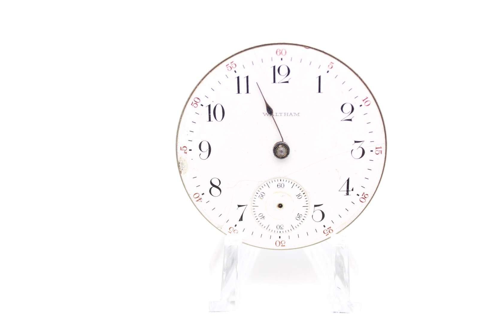 1912 WALTHAM POCKET WATCH MOVEMENT 182509221 GRADE: STERLING 18s 7j (GJ3)