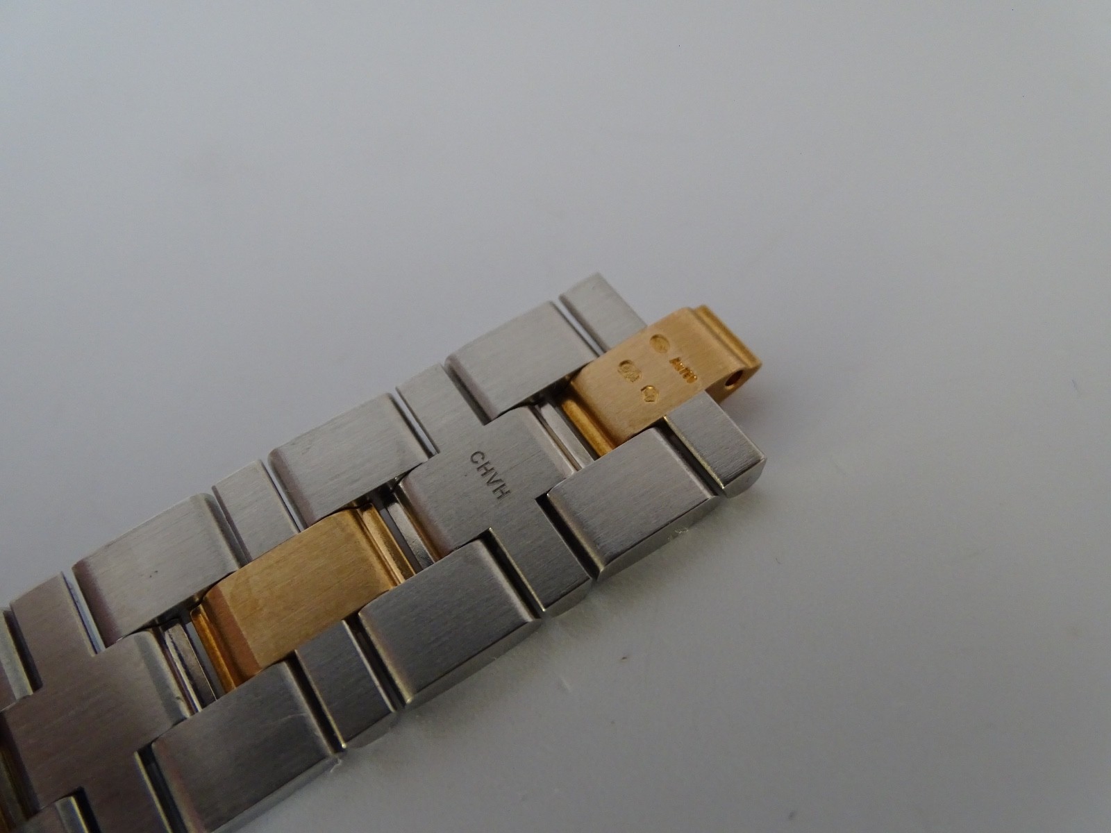 Cartier Cle de Cartier Bracelet 18k Rose Gold & Stainless Steel 16.2mm Original