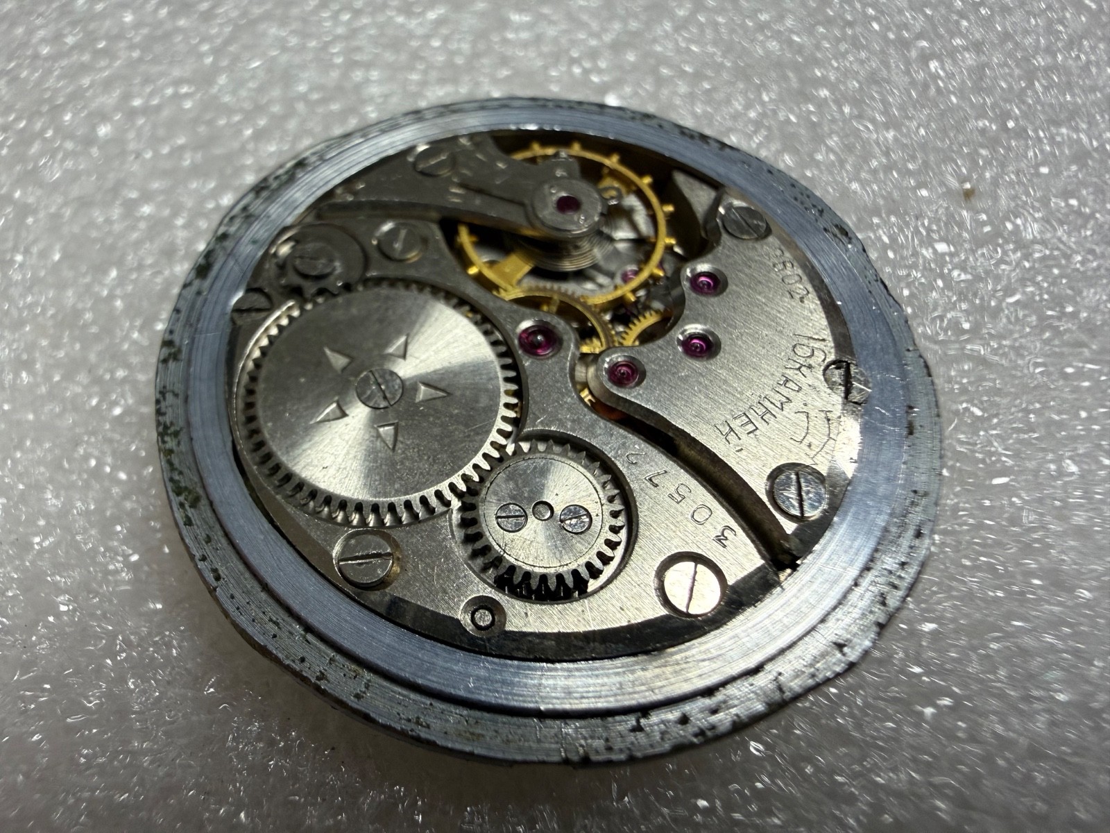Watch movement USSR Raketa Cal.2602 plus Dial.For parts.