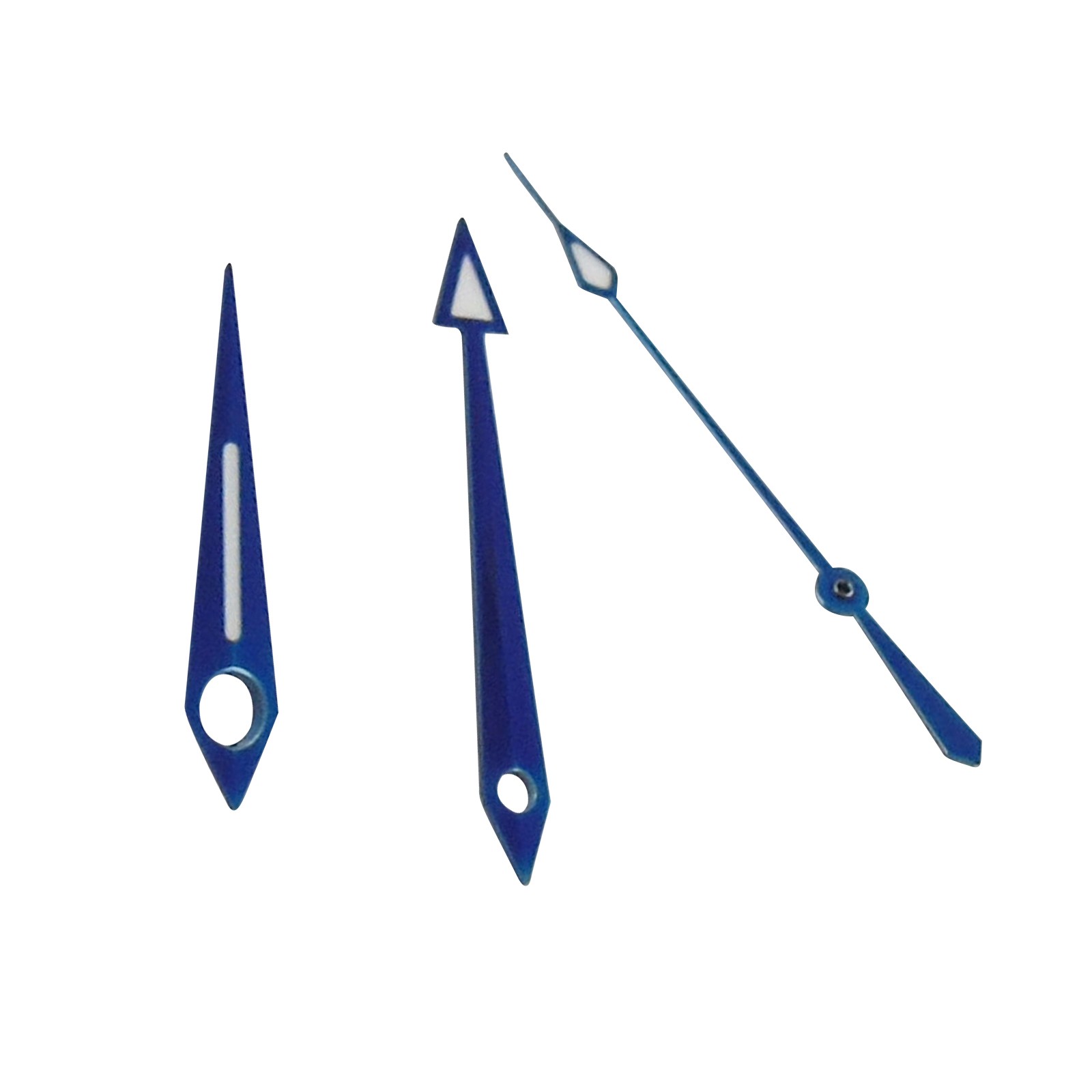 Replacement Repair Part Kit Blue Edge White Watch Hands Needles Fit For ETA 2824