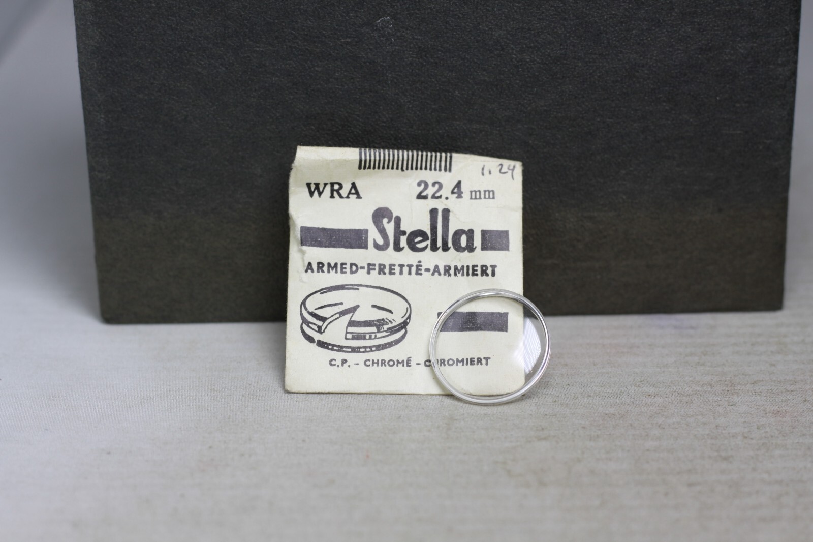 Stella WRA Watch Acrylic Crystal– 22.4MM SILVER TENSION RING 27A