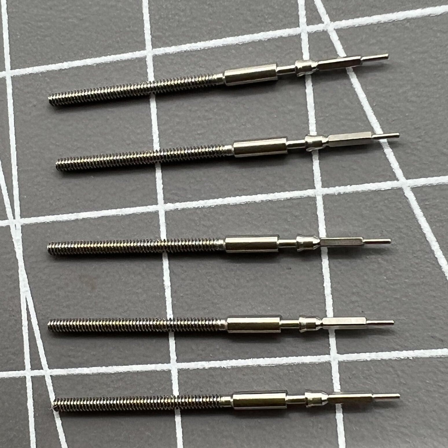 5PCS Pack Generic Watch Winding Stems for Miyota 9015 Movement
