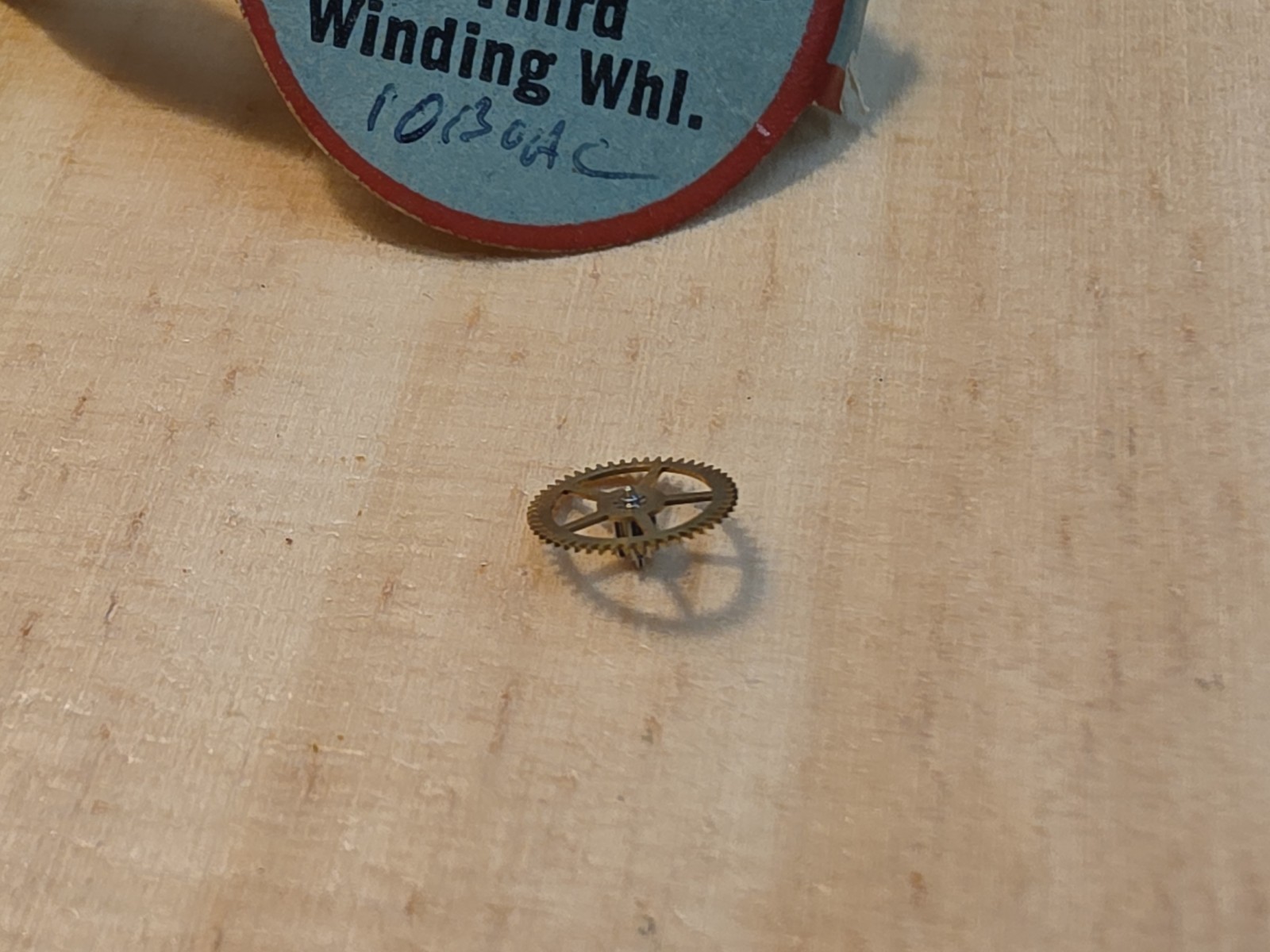 Factory NOS Bulova 10CBAC-BOAC-BPAC PN 309 Third Winding Wheel Parts Spares