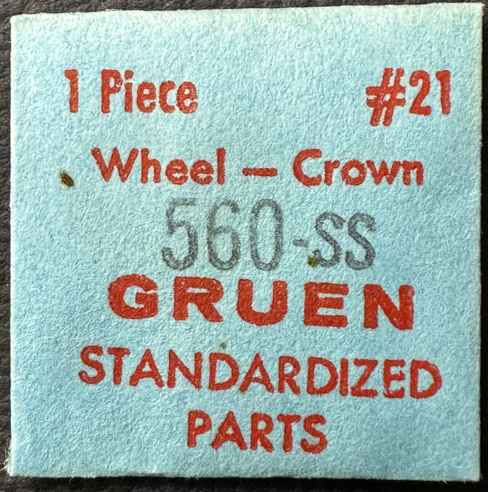 GENUINE GRUEN EB420 CAL560SS CROWN WHEEL WATCH REPAIR PART WP4