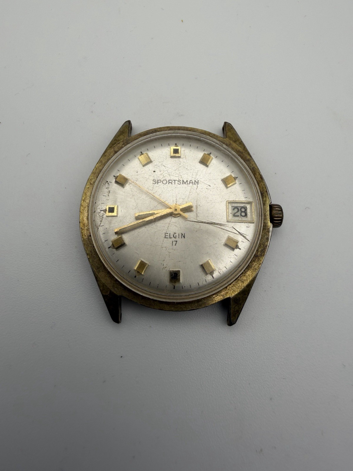 Vintage Elgin Sportsman Wristwatch 17-jewel Mechanical Manual Wind Movement