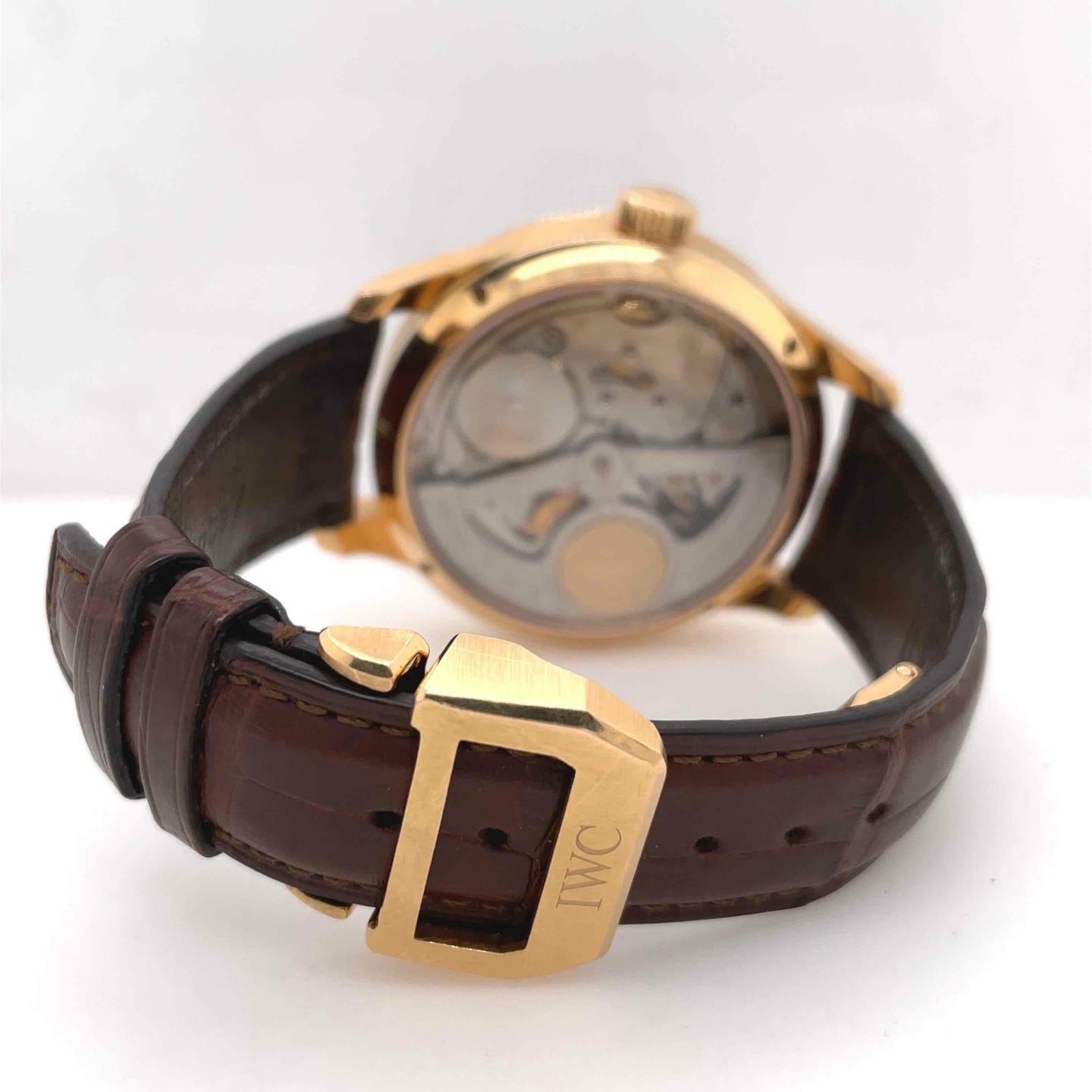 IWC Portuguese Perpetual Calendar Automatic 44mm 18k Rose Gold Men’s IW502119