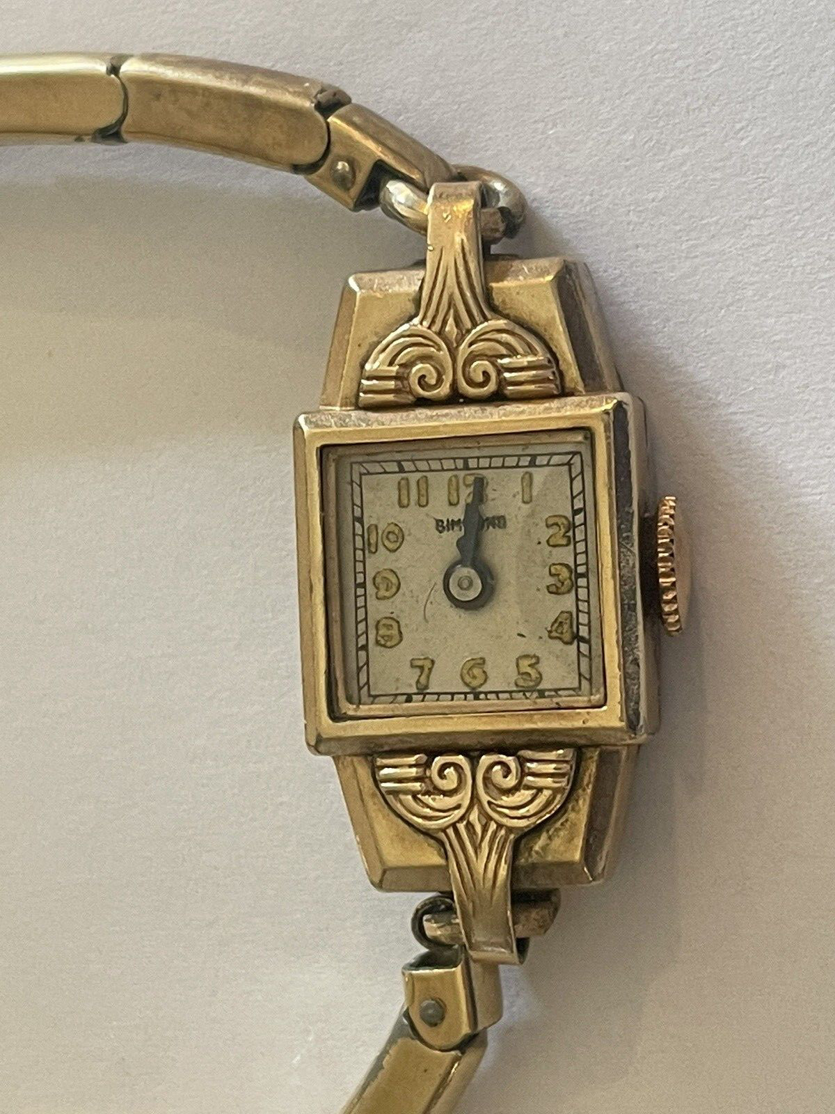 Swiss Simmons Oriental Watch Co. Speidel Watch Runs 🌺🌺