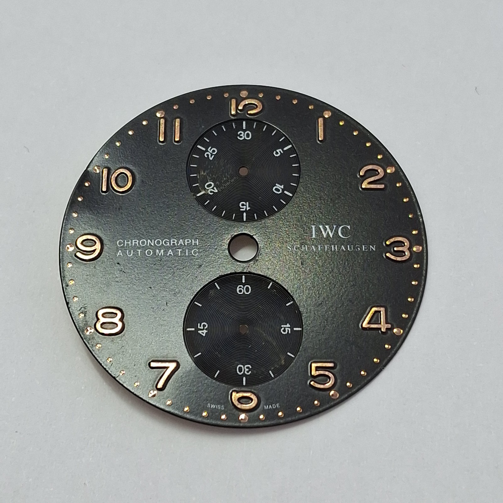 Defeat IWC International Watch Co 34.4 mm Dial Watch Parts Part Swiss Made #X7