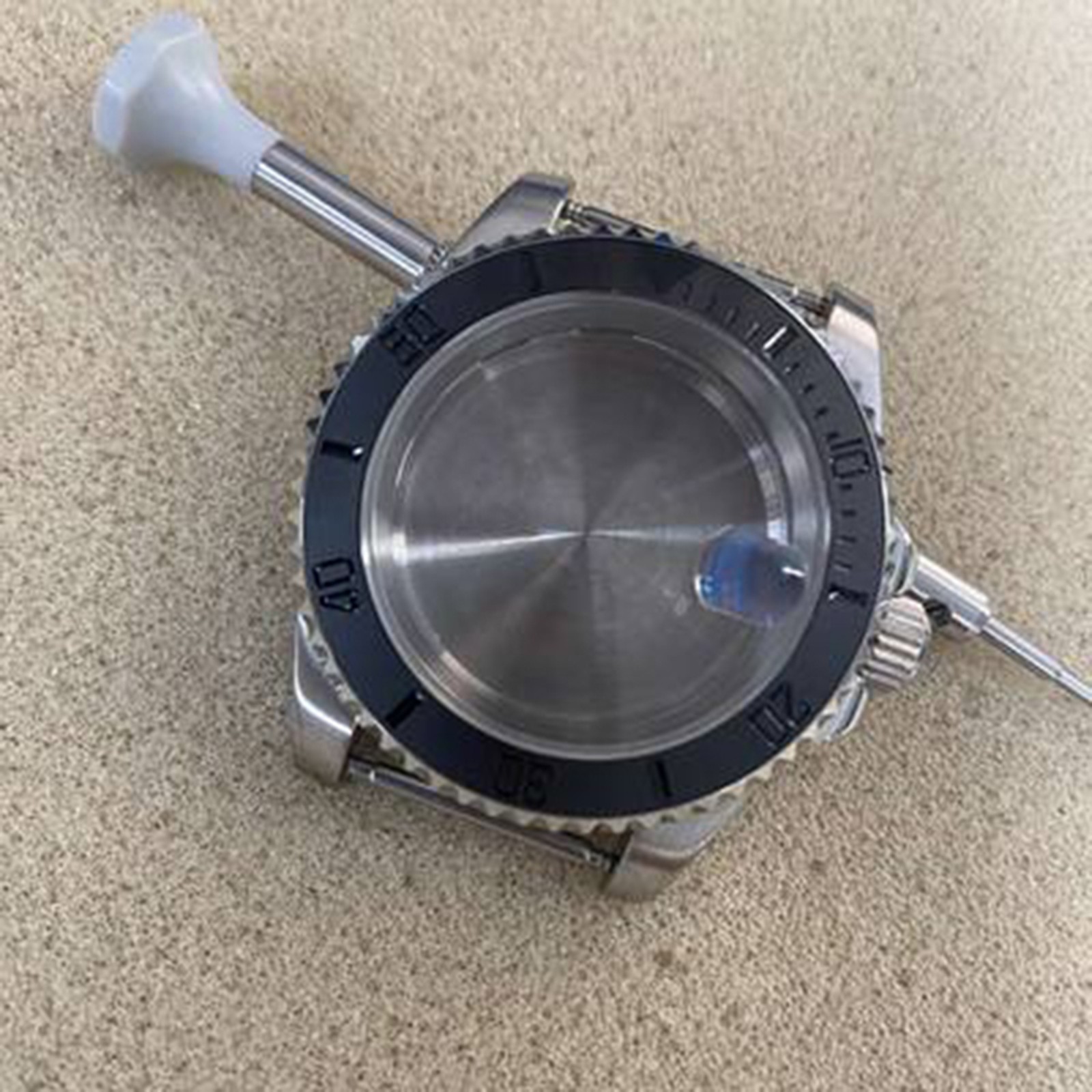 Ceramic Ring Stainless Steel Watch Case 40mm Accessories For NH35/36 Movement