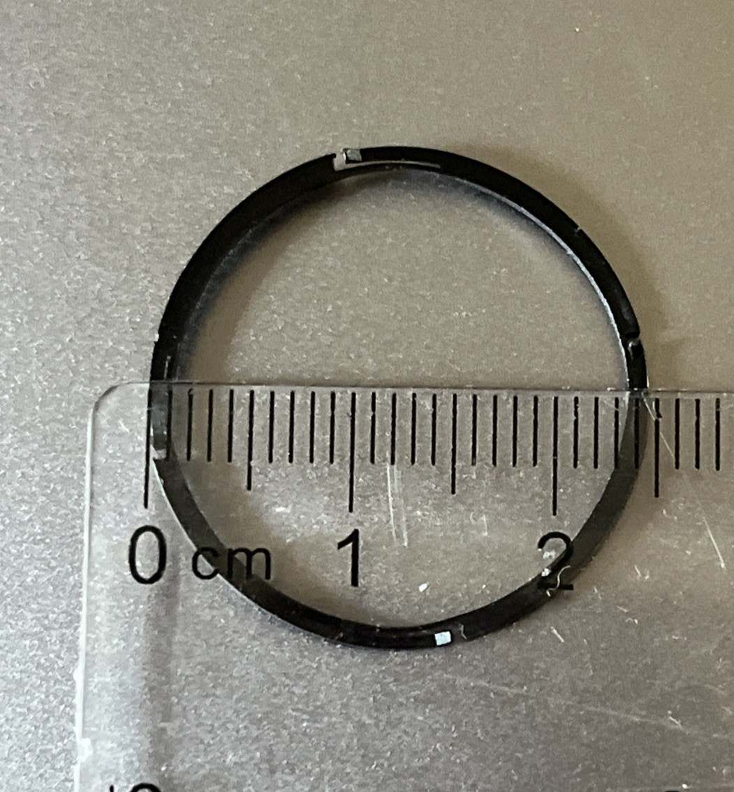 TAG Heuer Watch HL2034 Bezel Gasket Diameter 25 mm Authentic Original