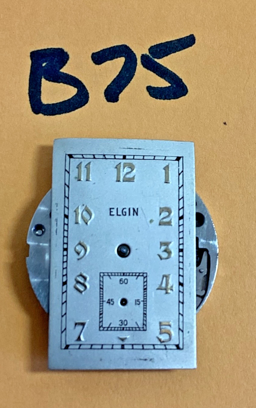 Vintage 1939 Elgin 8/0s Grade 531 21 Jewel Movement Runs Spare Parts Repair READ