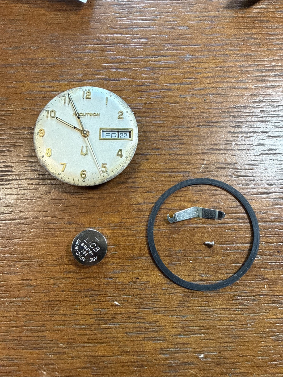 Rare Bulova Accutron 2169/6 K Movement & Dial 1960s-70s Running