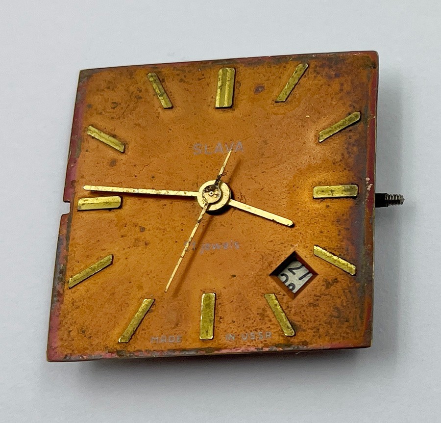 SLAVA 2414 21 JEWELS MOVEMENT FOR MEN’S WRISTWATCH 100% working B039