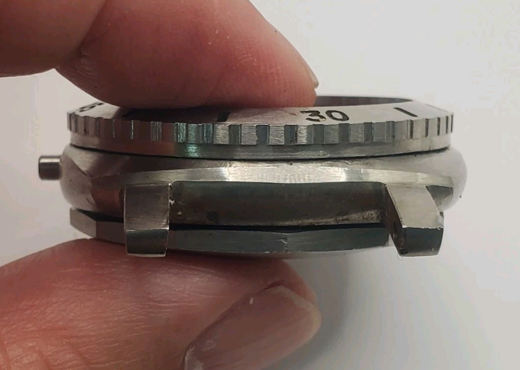 Vintage 70s Orient 1000m King Diver Stainless Steel Watch Case Kit