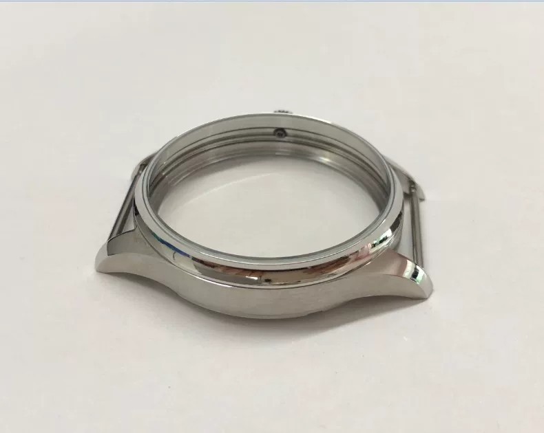 40mm Pilot Watch Case 316L Stainless Steel Screw-in for ETA 6497 6498 Movement