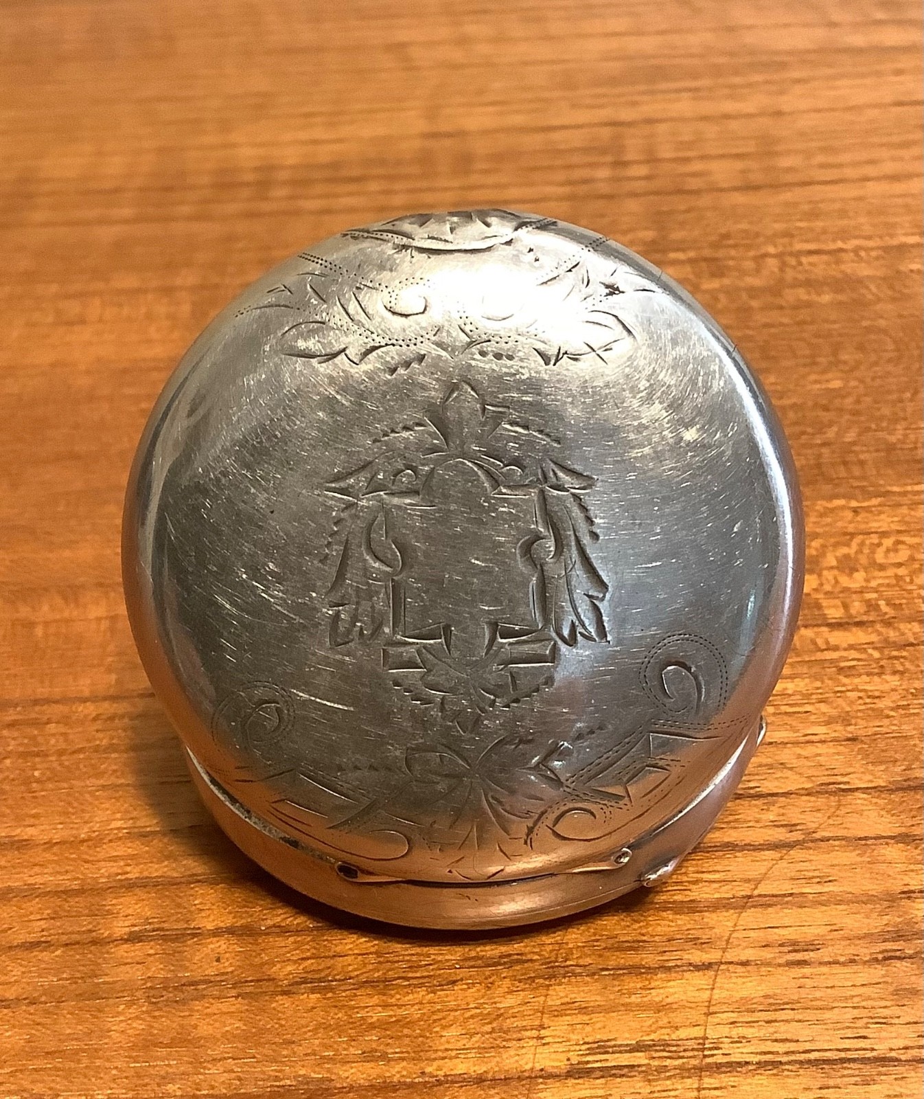 Fahys Coin Silver Engraved Pocket Watch Case 16s Full Hunter Key Wind Cuvette