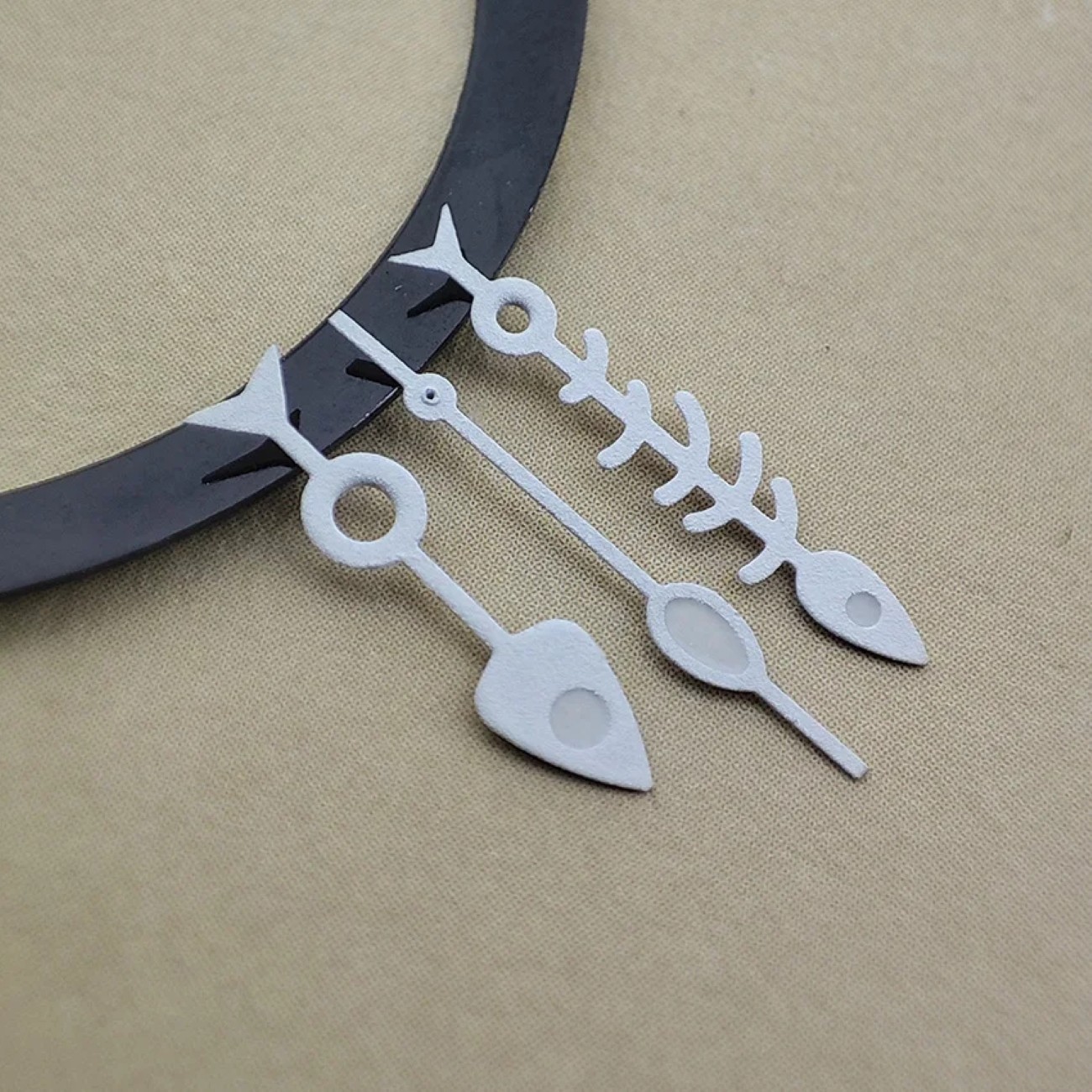 Men Watch Hands Green Luminous Fishbone Watch Needle For NH36 NH35 Movement