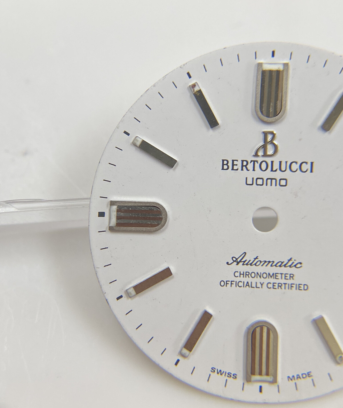Original Bertolucci Uomo Automatic 28mm White Dial Ref: 884.55.41.10B