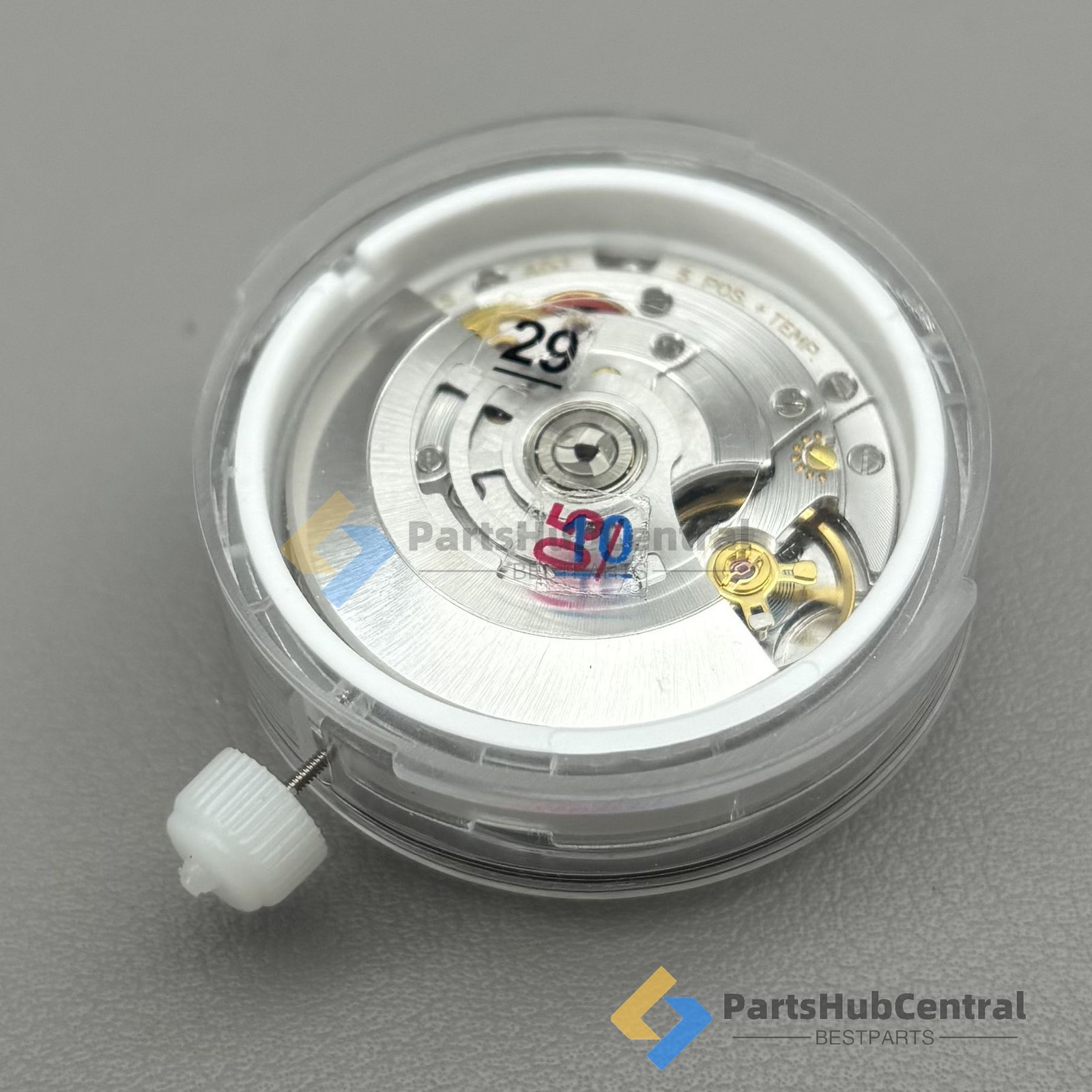 3255 Automatic Mechanical Movement Dual Calendar 31 Jewels Blue Balance Wheel US