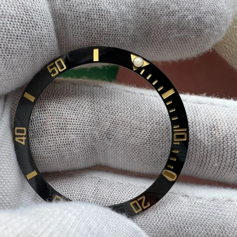 Black Ceramic Watch Bezel Insert Fits Rolex Submariner Date 126618LN