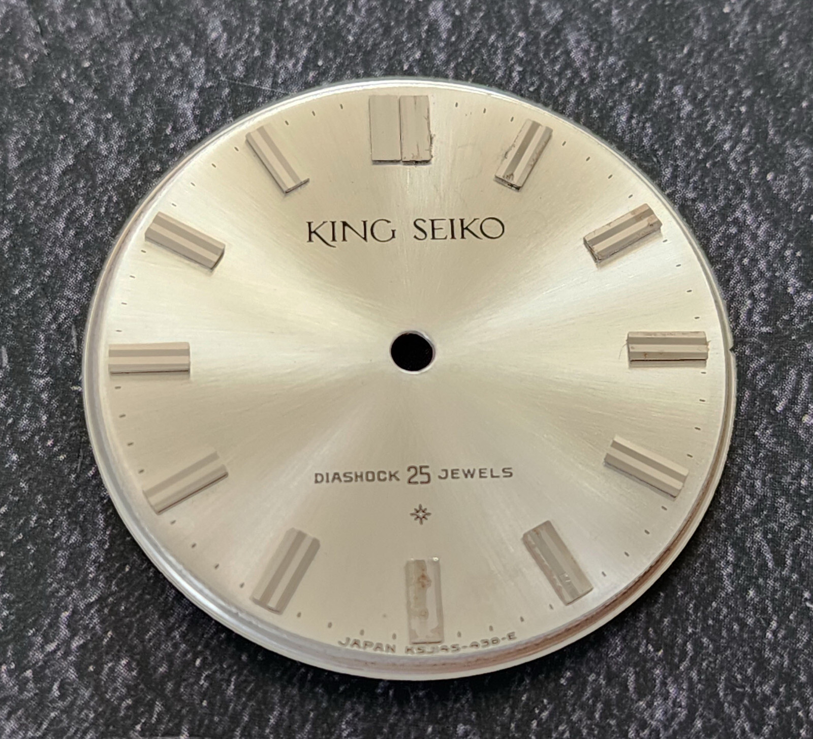 NOS DIAL KING SEIKO 1ST DIASHOCK JAPAN KS J145-438-E Manually Wind MEN’S 1
