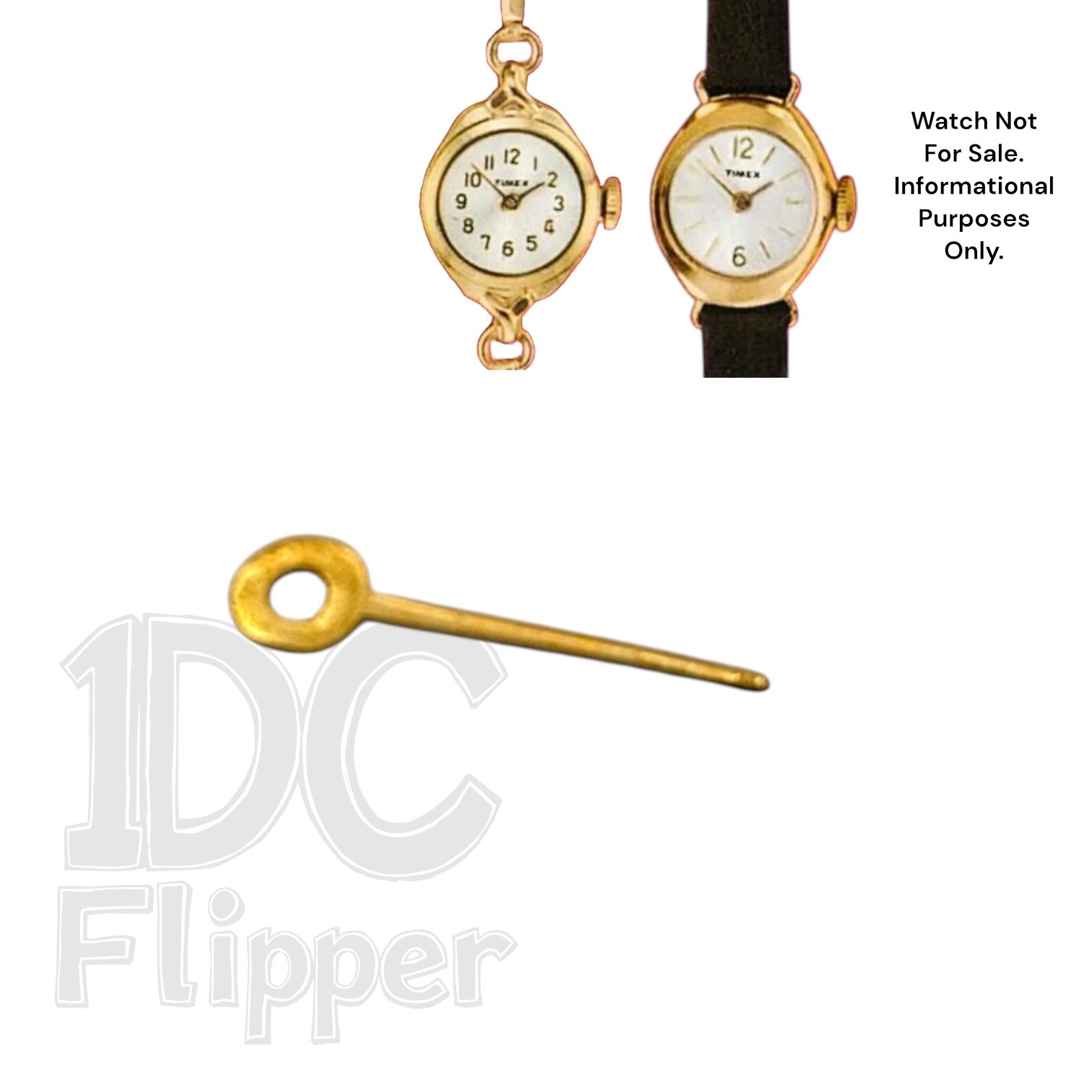 Timex Cavatina Watch MINUTE HAND Part #27 1962-1969 Model 5040, 5300 Ladies Read