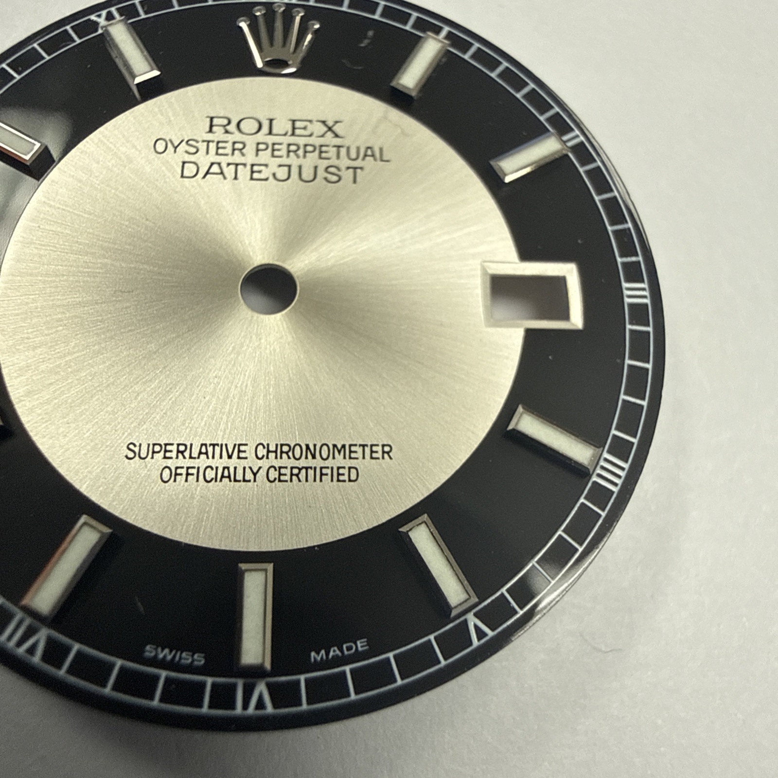 Rolex Datejust 36mm 116200 116234 16200 16220 Silver/Slate Black Bulls Eye Dial