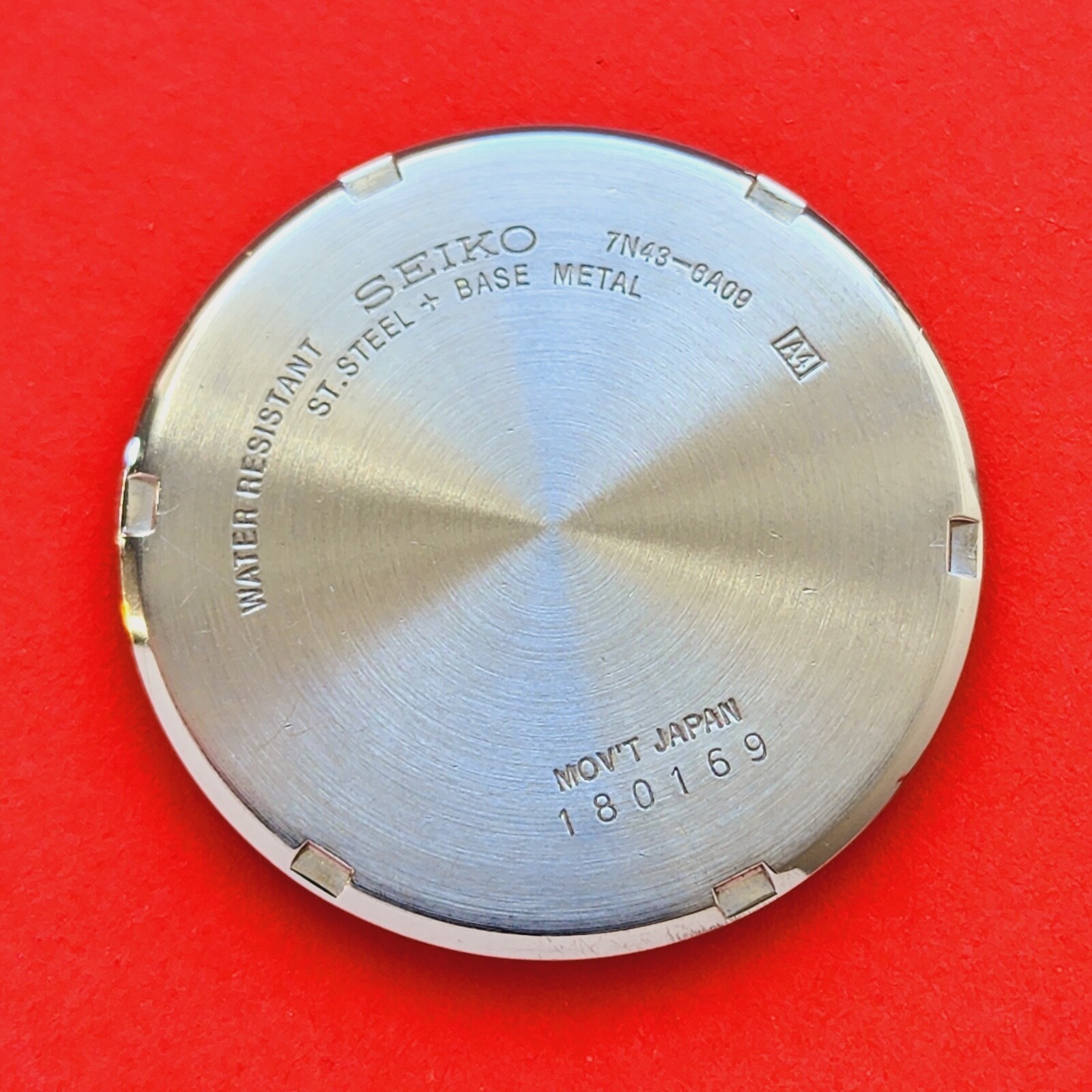 Seiko Watch Case Back 7N43-8A09 Caseback 8A09 Vintage Mens