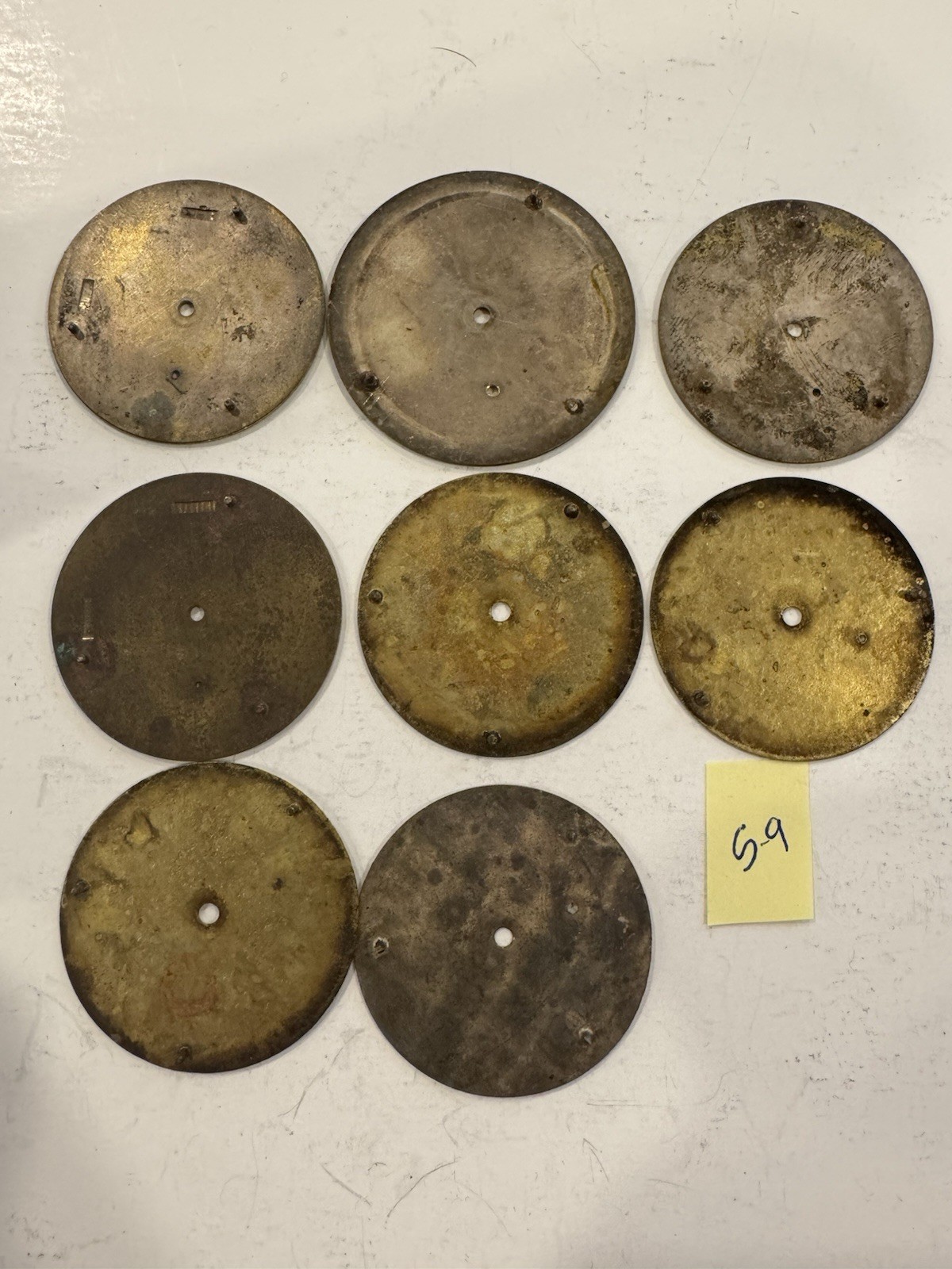 Elgin and Waltham Metal Dials.
