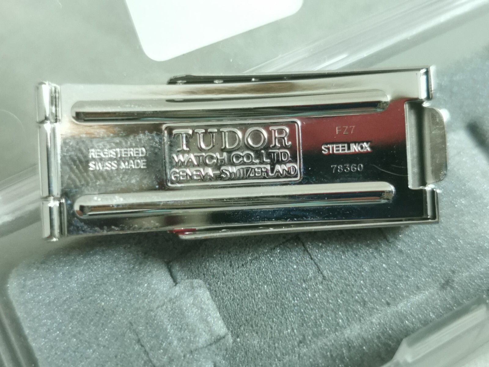 Tudor B32-20680T-N1 Buckle Deployant steel 16mm 78360 FZ7 New In Box