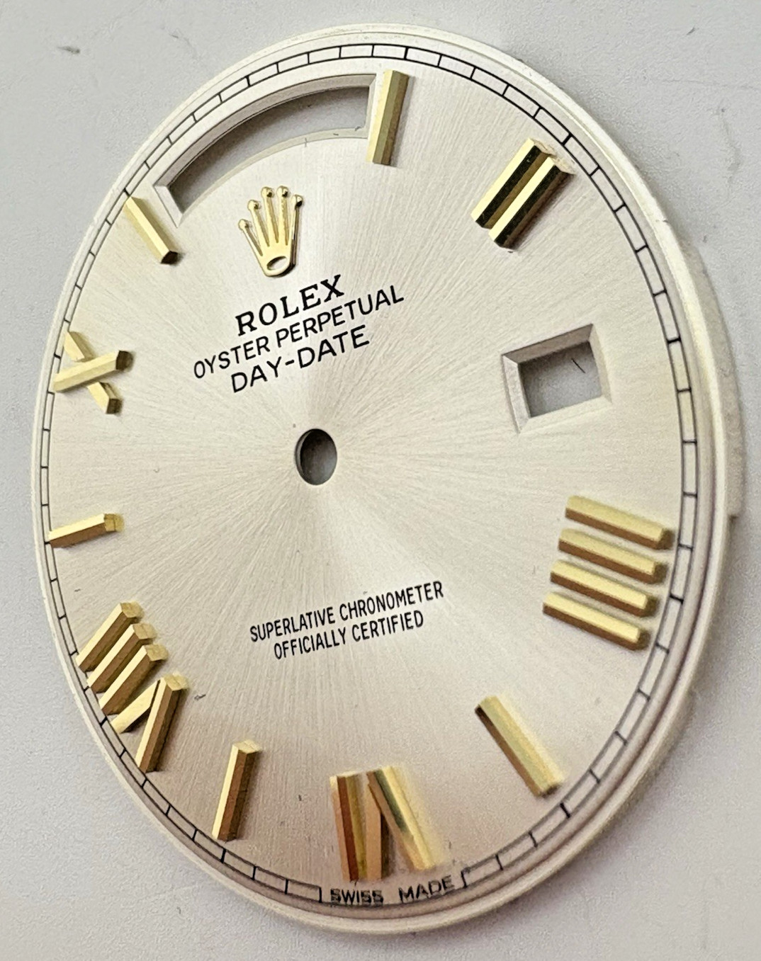 Rolex Day-Date 40mm Silver Two Tone Roman Dial 228238