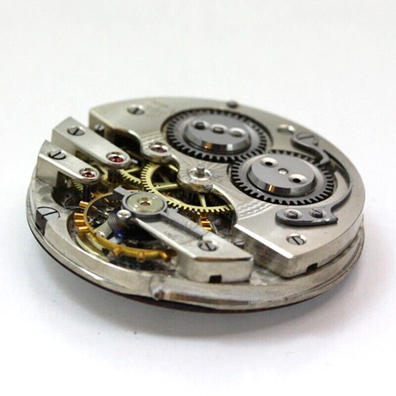 Swiss Rooster Trade Mark Pocket Watch Movement & Enamel Dial ca. 1890’s