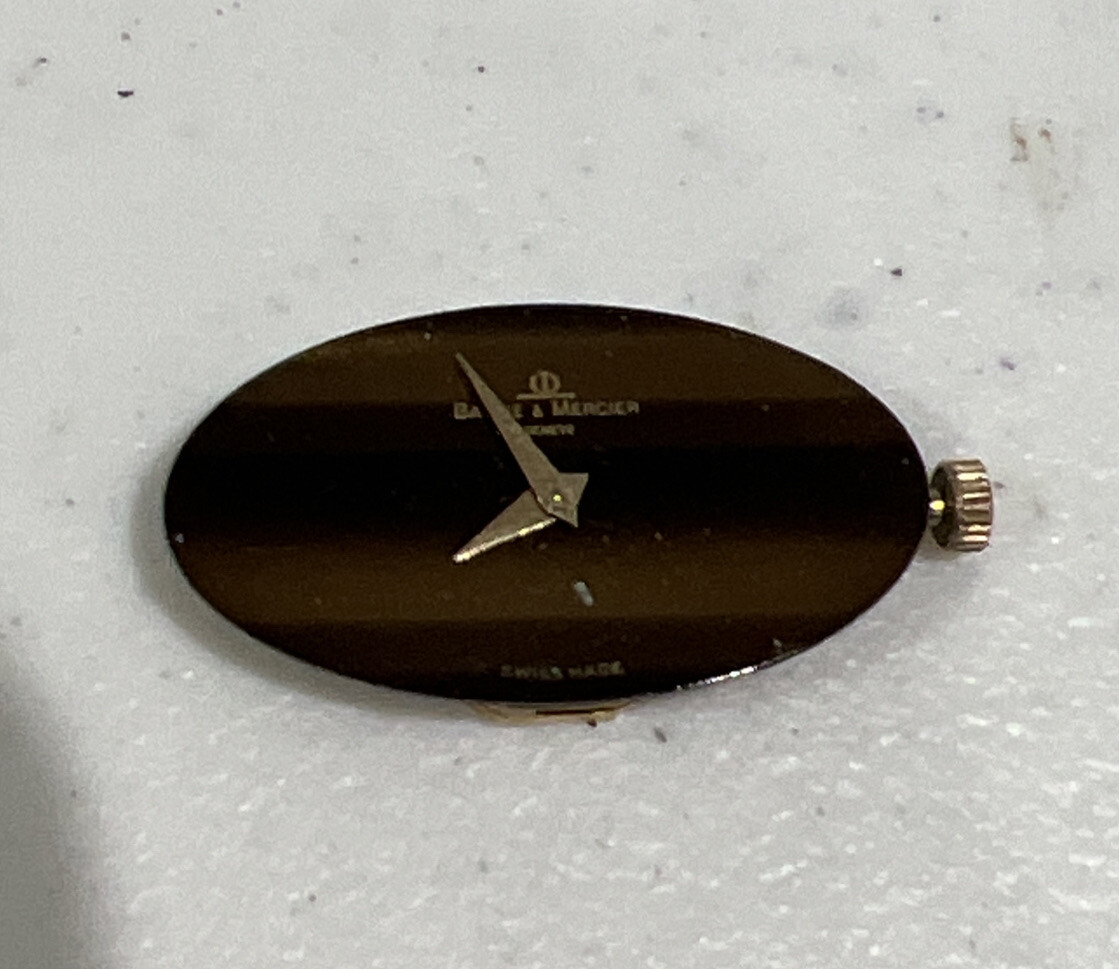 Baume Mercier Movement With Tigers Eye Stone Dial Authentic Original
