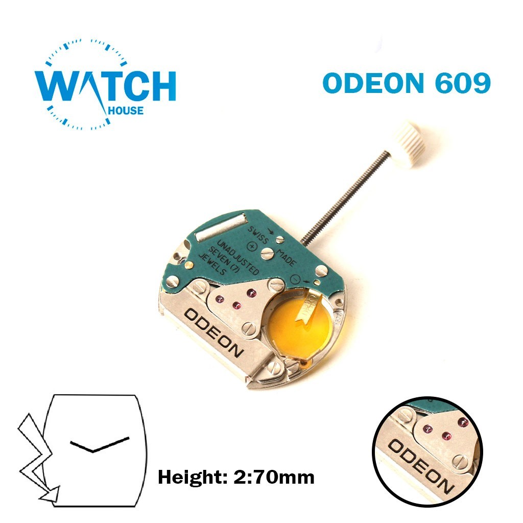 unverisal geneve ODEON 609 Swiss Made Movement -Without Disk-2 Hands-H:2.70mm.