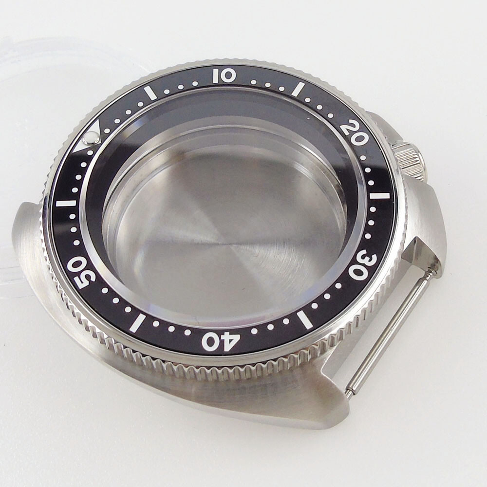 200M WR Tandorio 44mm Diving Watch Case Parts Fit For NH35 NH36 Sapphire Glass
