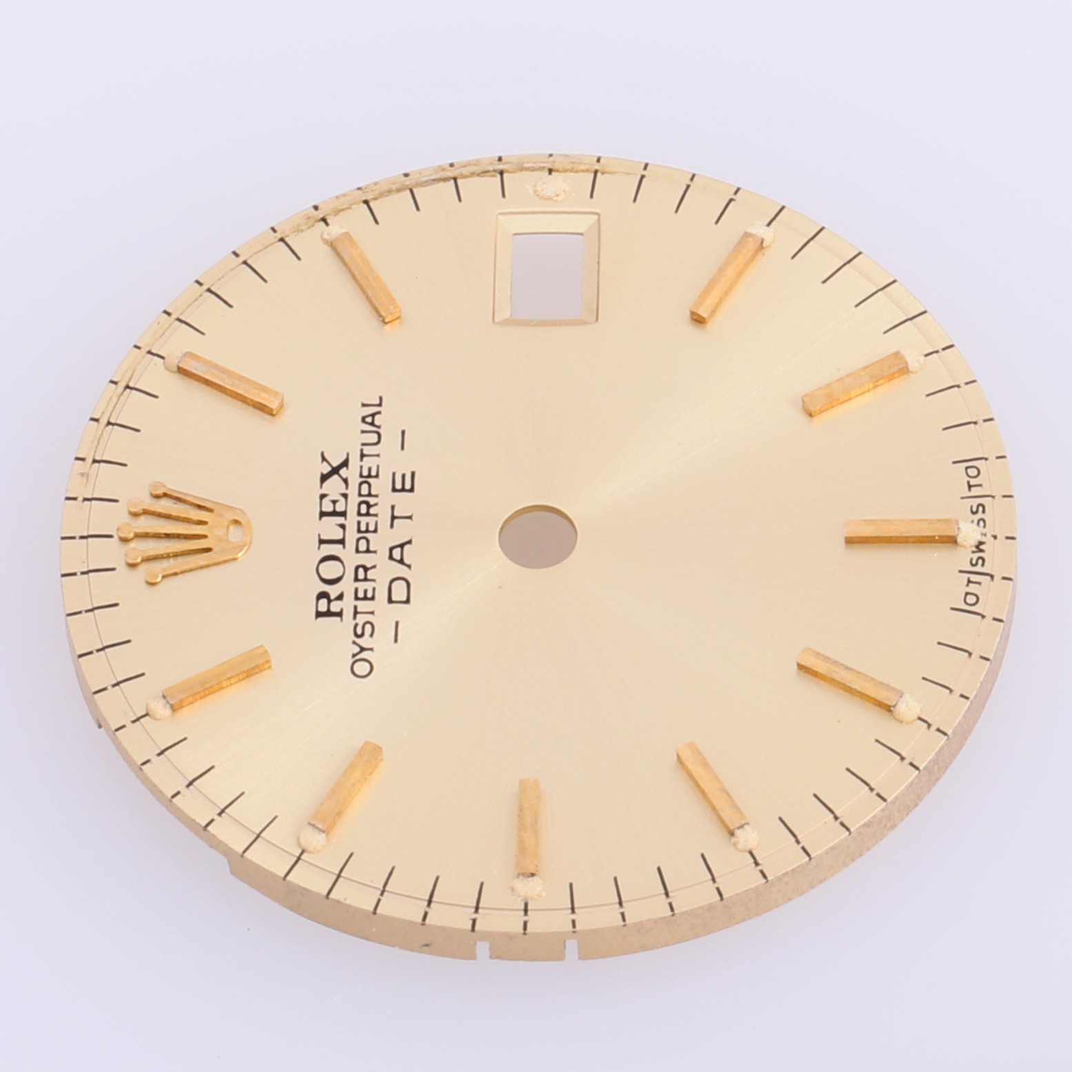 Rolex Lady Date 26mm Champagne Stick Dial T Swiss T 6917 69173 69178 #J46