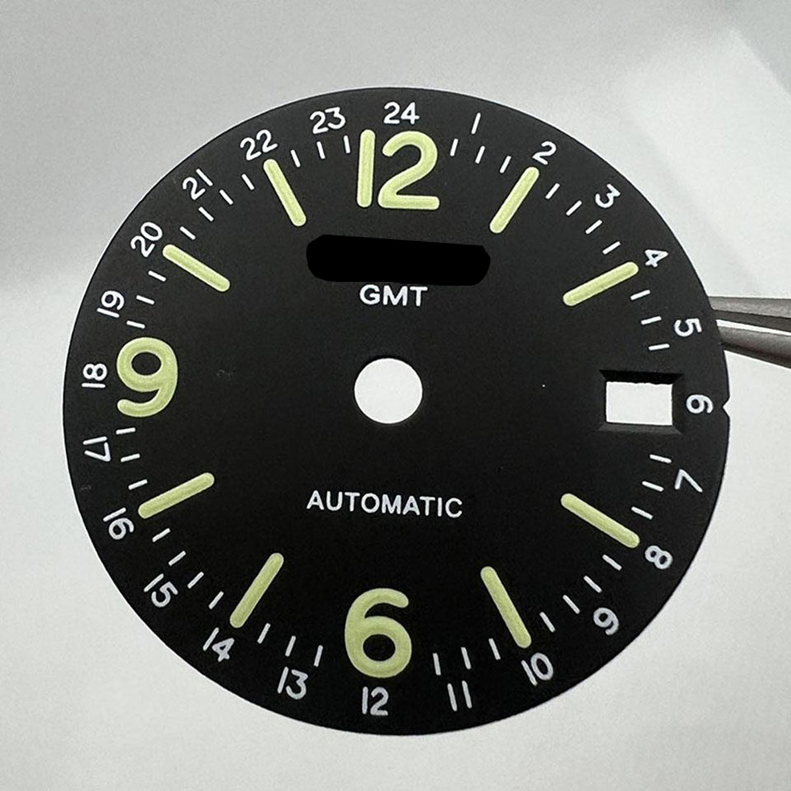 28.5MM Vintage Middle Eastern Watch Dial GMT Model 3 Watch for NH34 Movement